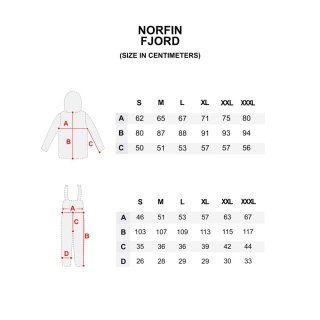 Костюм зимний Norfin Fjord (-30°/ 6000мм) - разм. S