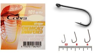 Крючки Cobra Struger C101NSB size 14