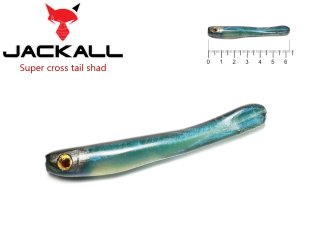 Силікон Jackall Super Cross Tail Shad 2.5"
