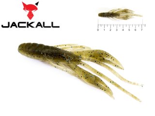 Силикон Jackall Waver Shrimp 2.8" SK Green Pumpkin Blue/Pearl White