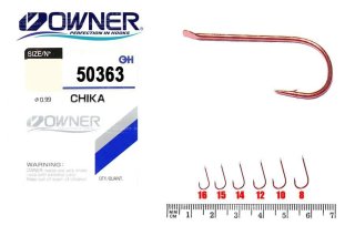 Крючки Owner 50363 Chika Red size 15