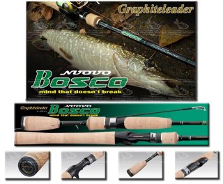 Спиннинг Graphiteleader Nuovo Bosco Bait Casting GLNBC-662M 1,99м 7-21г