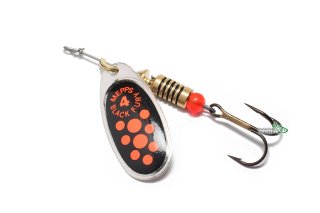 Блесна Mepps Black Fury №4 / 8,0г - silver / orange dot
