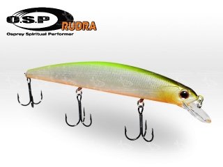 Воблер O.S.P Asura Rudra 130F 17г - P64 Pearl/Chart Back