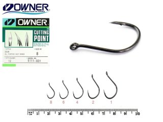 Крючки Owner 5111 Cut SSW size 01