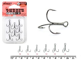 Гачки Owner трійники ST-11UL size 12