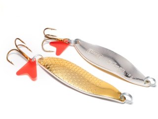 Блесна Spinnex Salmon 16,0г золото/серебро