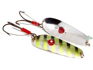 Блешня Kuusamo Rasanen with bead, weedless 70мм 20г - GR/FYe-S