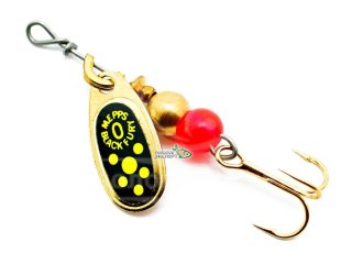 Блешня Mepps Black Fury №0 / 2,5г - gold / chartreuse dot