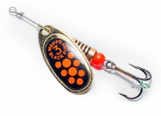 Блешня Mepps Black Fury №3 / 6,5г - gold / orange dot