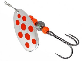 Блешня Savage Gear Caviar Spinner 4, 14г 04 Fluo Orange &amp; Silver