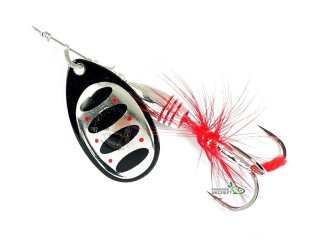 Блесна Savage Gear Rotex Spinner 3, 8,0г 01 Dirty Silver