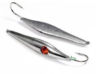 Блесна вертикальная G.Stream Уловистая 1-КТ с камнем, серебро