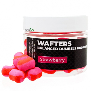 Бойли Technocarp Wafters Dumbels 10x14мм 30г - Strawberry (Полуниця)