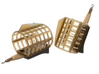 Годівниця фідерна Texnokarp Medium з ґрунтозачепами 33*40мм 30г