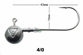 Джиг-головка Gamakatsu №4/0 45г