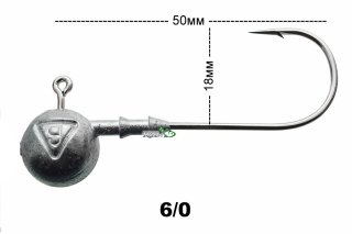 Джиг-головка Gamakatsu №6/0 30г
