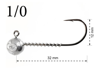Джиг-головка Kalipso №1/0 3,0г