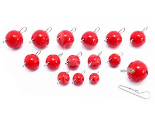 Грузило DS Чебурашка розбірне, червоне - 10г (5шт/уп)