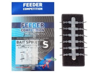 Голка для кріплення насадок Carp Zoom Bait Spike with silicone ring, S (CZ9149)