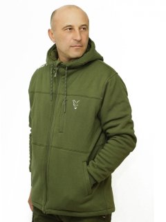 Толстовка Fox Collection Green/Silver Sherpa Hoody (CCL106) разм. XL