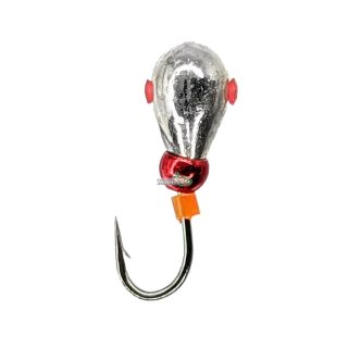 Мормишка WS Крапля, отвір 3,0мм срібло