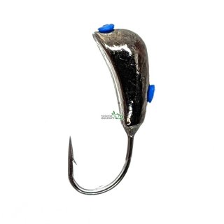 Мормышка Winter Star Уралка с лыской, кембрик 4,0мм черный