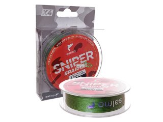 Шнур Salmo Sniper Braid X4 Army Green 120м 0,148мм