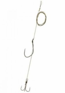 Оснащення на сома Carp Zoom Catfish Rig, №8/0 hook, №5/0 triple hook, 130см (CZ5546)