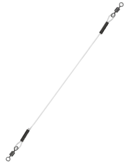 Оснастка фидерная Carp Zoom Power Gum Link with swivels 1,0мм 10см (2шт/уп)