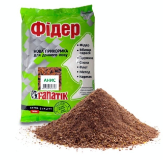 Прикормка Fanatik Фидер 900г Анис