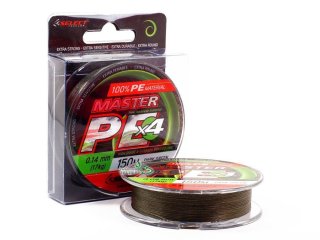 Шнур Select Master PE 150м 0,18мм 21кг тёмно-зелёный