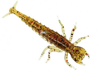 Силикон Fishup Diving Bug 2,0" 045 - Green Pumpkin/Red & Black (8шт/уп)