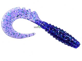 Силікон Fishup Fancy Grub 2,5" 060 - Dark Violet/Peacock &amp; Silver (10шт/уп)