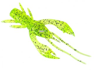Силікон Fishup Real Craw 2,0" 055 - Chartreuse/Black