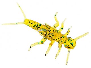 Силикон Fishup Stonefly 0,75" 036 - Caramel/Green & Black (12шт/уп)
