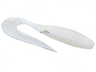 Силікон Jackall Rhythm Curly 5,0" Sexy Albino