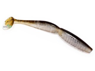 Силікон Megabass Super Spindle Worm 4,0" Green Pumpkin Shad 6шт