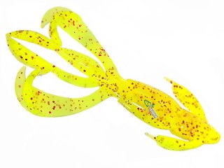 Силикон Keitech Crazy Flapper 3,6" - pal#01 Chartreuse/Red Flake