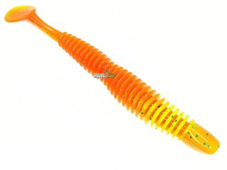 Силікон Reins Bubbling Shad 4,0" - 308 Marble Chart Orange (8шт/уп)