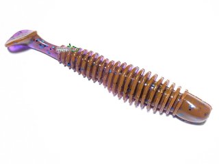 Силікон Reins Bubbling Shad 4,0" - 606 Pink Lox (8шт/уп)