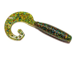 Силікон Reins Fat G-Tail Grub 2,0" - 009 Green Pumpkin All Stars (20шт/уп)