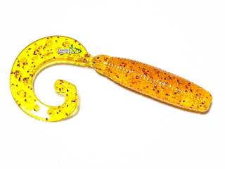 Силикон Reins Fat G-Tail Grub 3,0" - 566 Motor Oil Red Flake (12шт/уп)