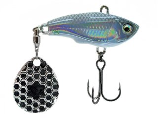 Тейл-спиннер Savage Gear Fat Tail Spin 55мм 9,0г - White Silver