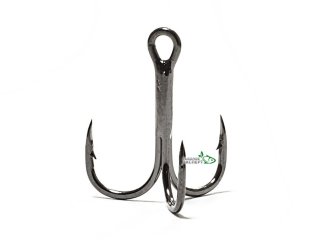 Трійник Kosadaka "Treble hook cutting point" black KT-41 BC №06 (5шт/уп)