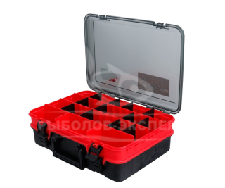 Кейс рыболовный Meiho Versus VS-3070 black/red 380х270х120 мм