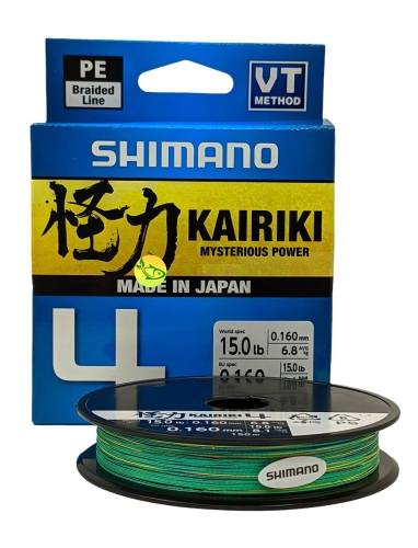Шнур Shimano Kairiki 4 PE Multi Colour 150м