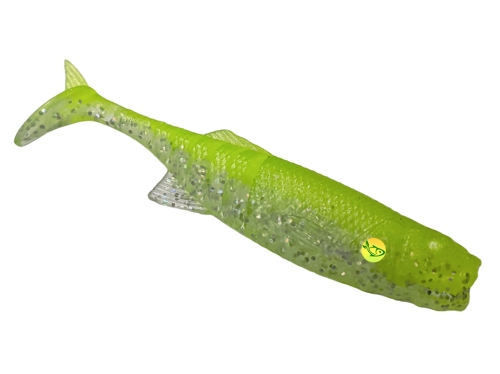 Силікон Savage Gear Ned Minnow 7,5см 4,5г Floating Clear Chartreuse, 5шт