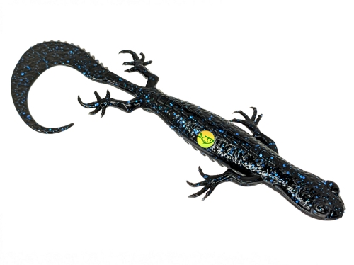 Силікон Savage Gear 3D Lizard 10см 5,5г Sinking Black/Blue, 6шт