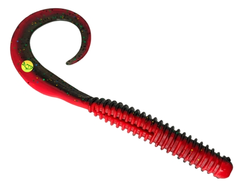 Силикон Savage Gear Rib Worm 10,5см 5г Red N Black, 8шт
